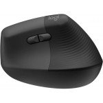 Logitech LIFT 人體工學垂直滑鼠 (石墨灰) 57度手握姿勢